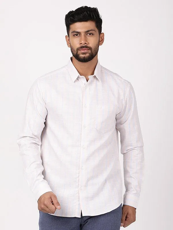 Men Striped Full Sleeve Cotton Shirt