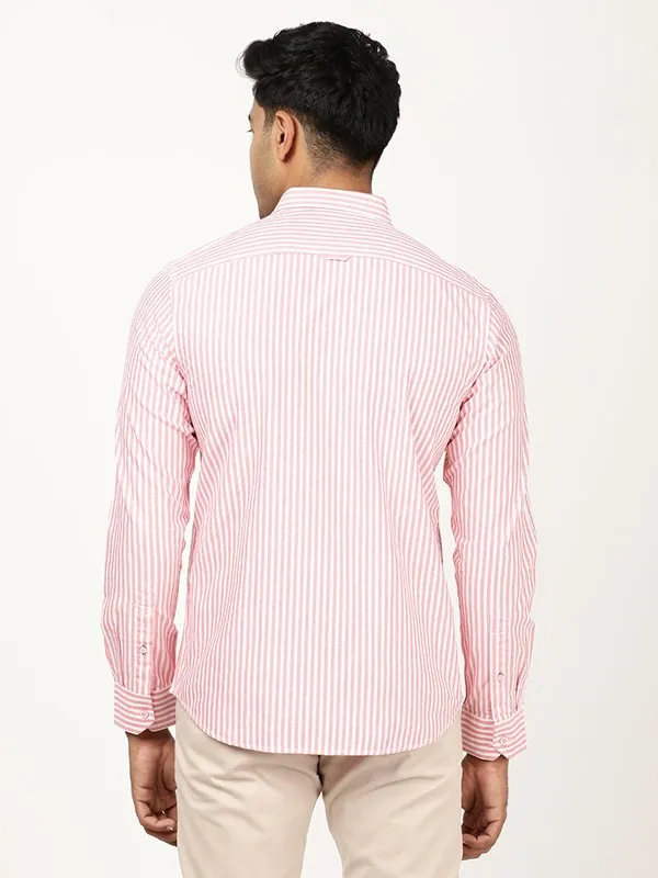 Men Striped Full Sleeve Cotton Shirt