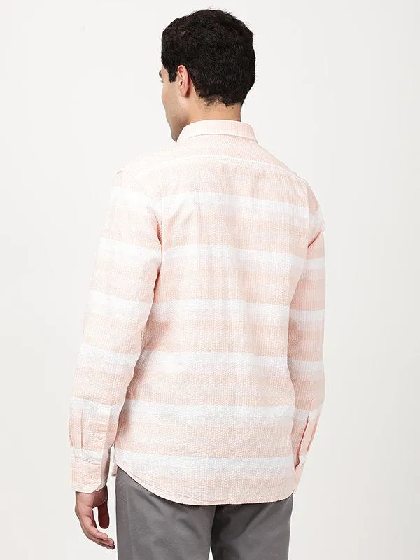 Men Striped Full Sleeve Cotton Shirt