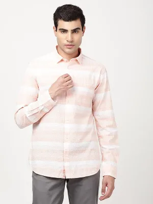 Men Striped Full Sleeve Cotton Shirt