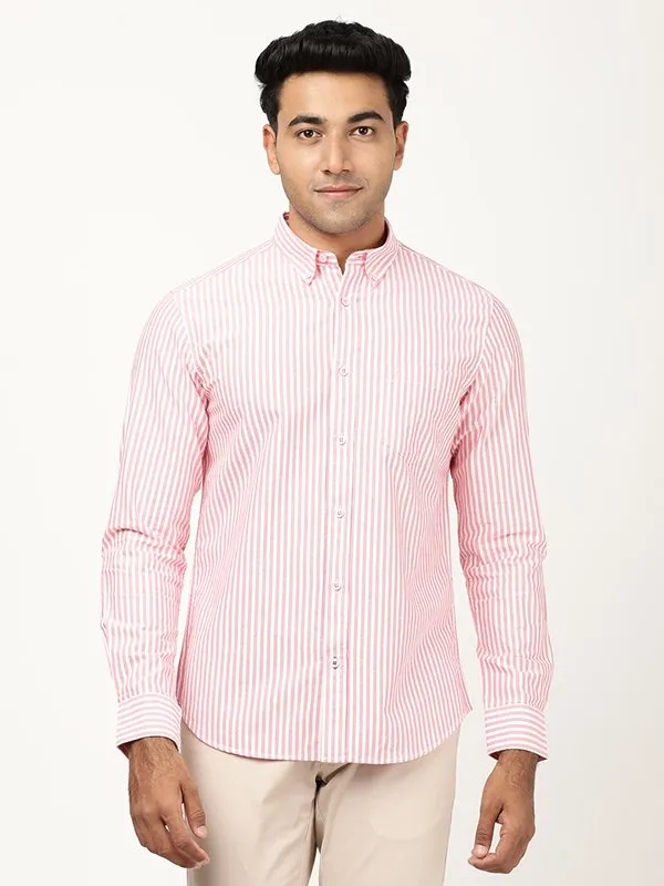 Men Striped Full Sleeve Cotton Shirt