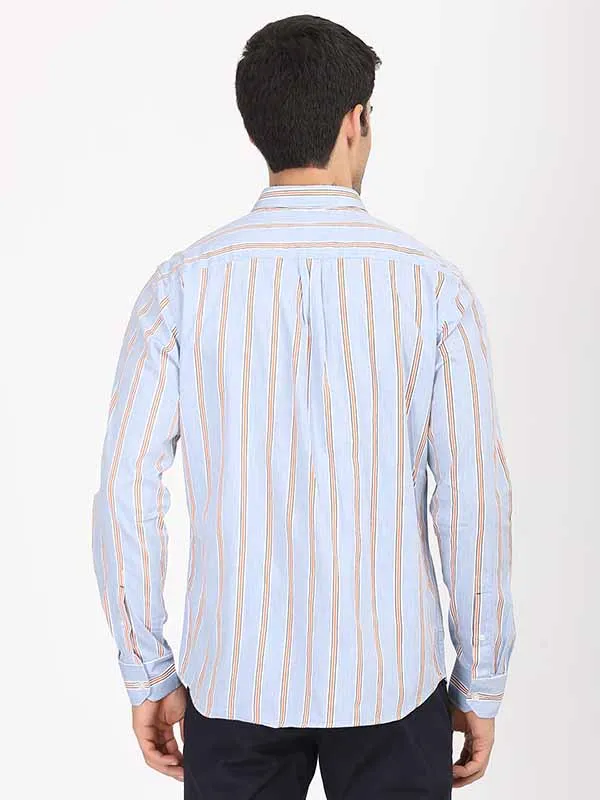 Men Stripes Full Sleeve Cotton Shirt