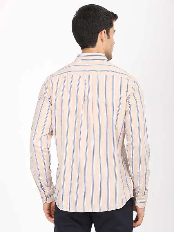 Men Stripes Full Sleeve Cotton Shirt