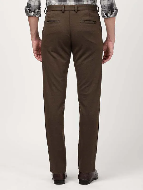 Men Urban Fit Polyester Blend Trouser