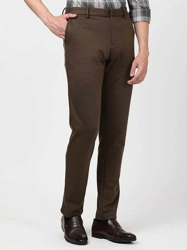 Men Urban Fit Polyester Blend Trouser