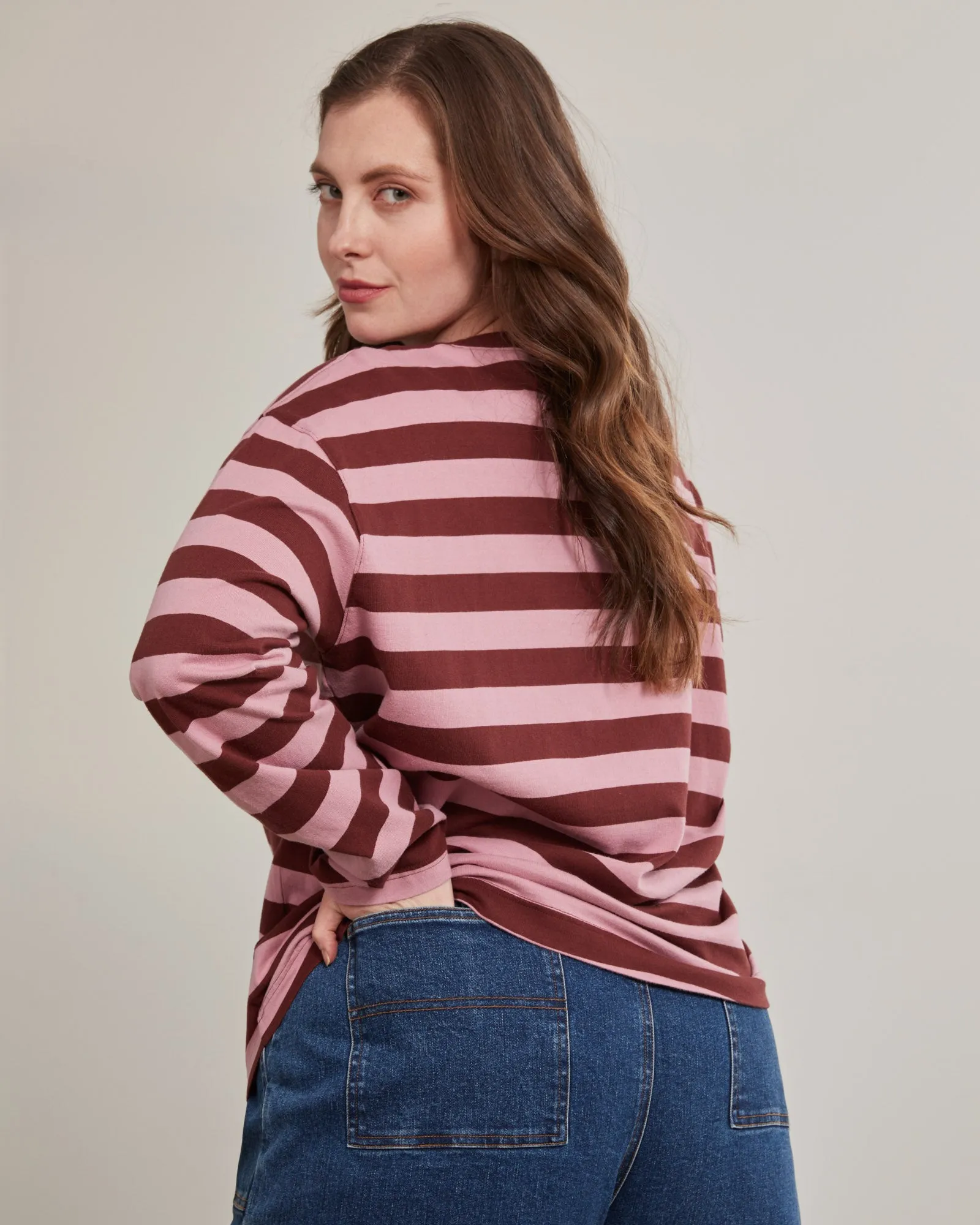 Organic Slouchy Long-Sleeve Tee