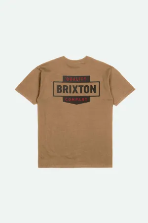 Osborn S/S Standard T-Shirt - Tobacco Brown Worn Wash