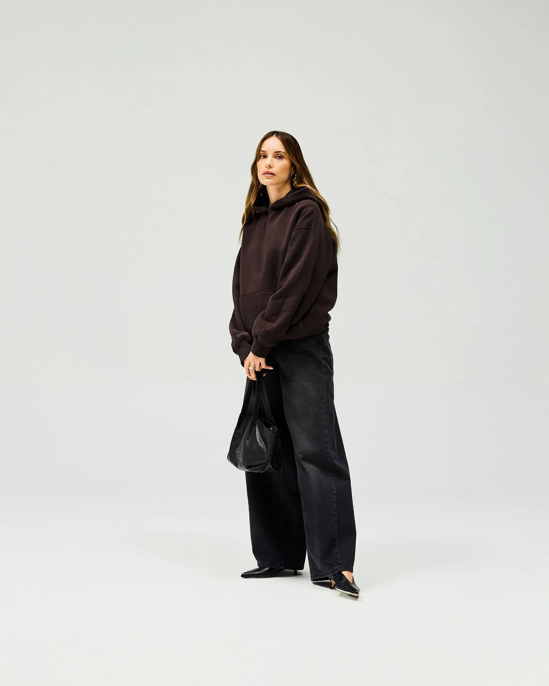 Owners Club Boyfriend Hoodie - Black Coffee