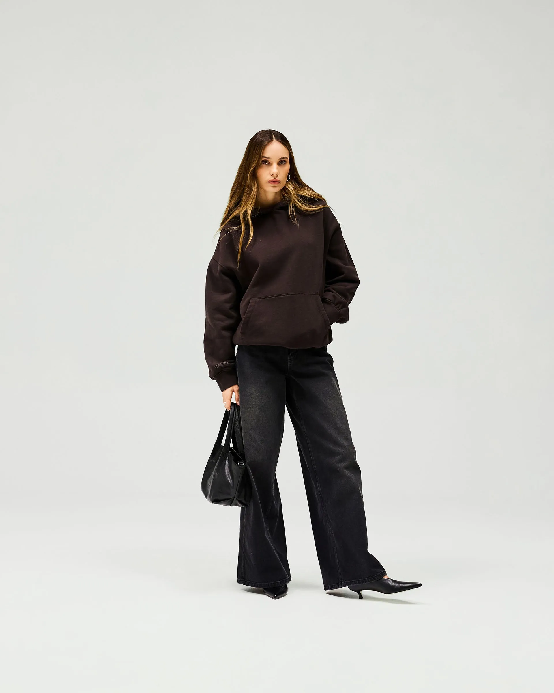 Owners Club Boyfriend Hoodie - Black Coffee