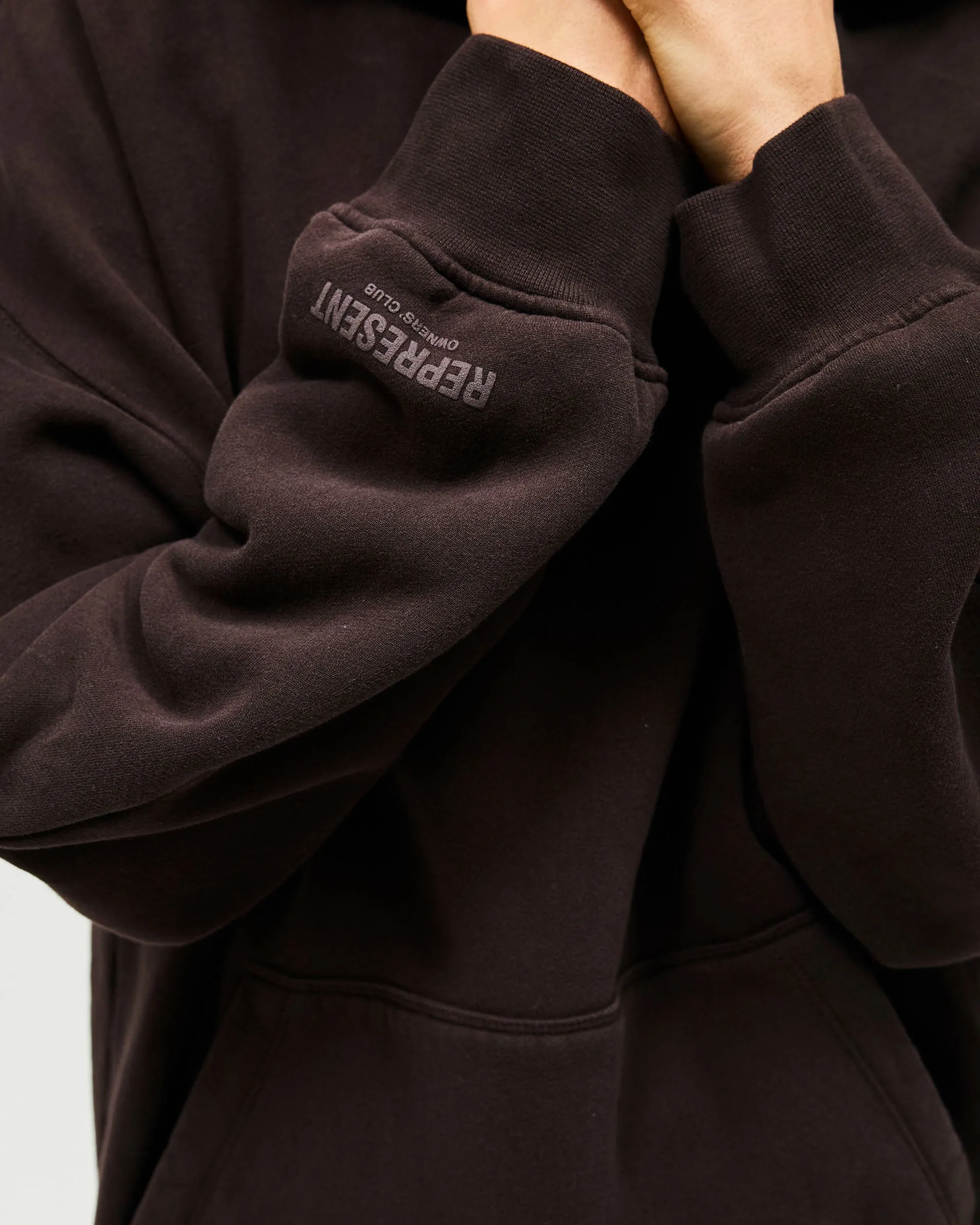 Owners Club Boyfriend Hoodie - Black Coffee