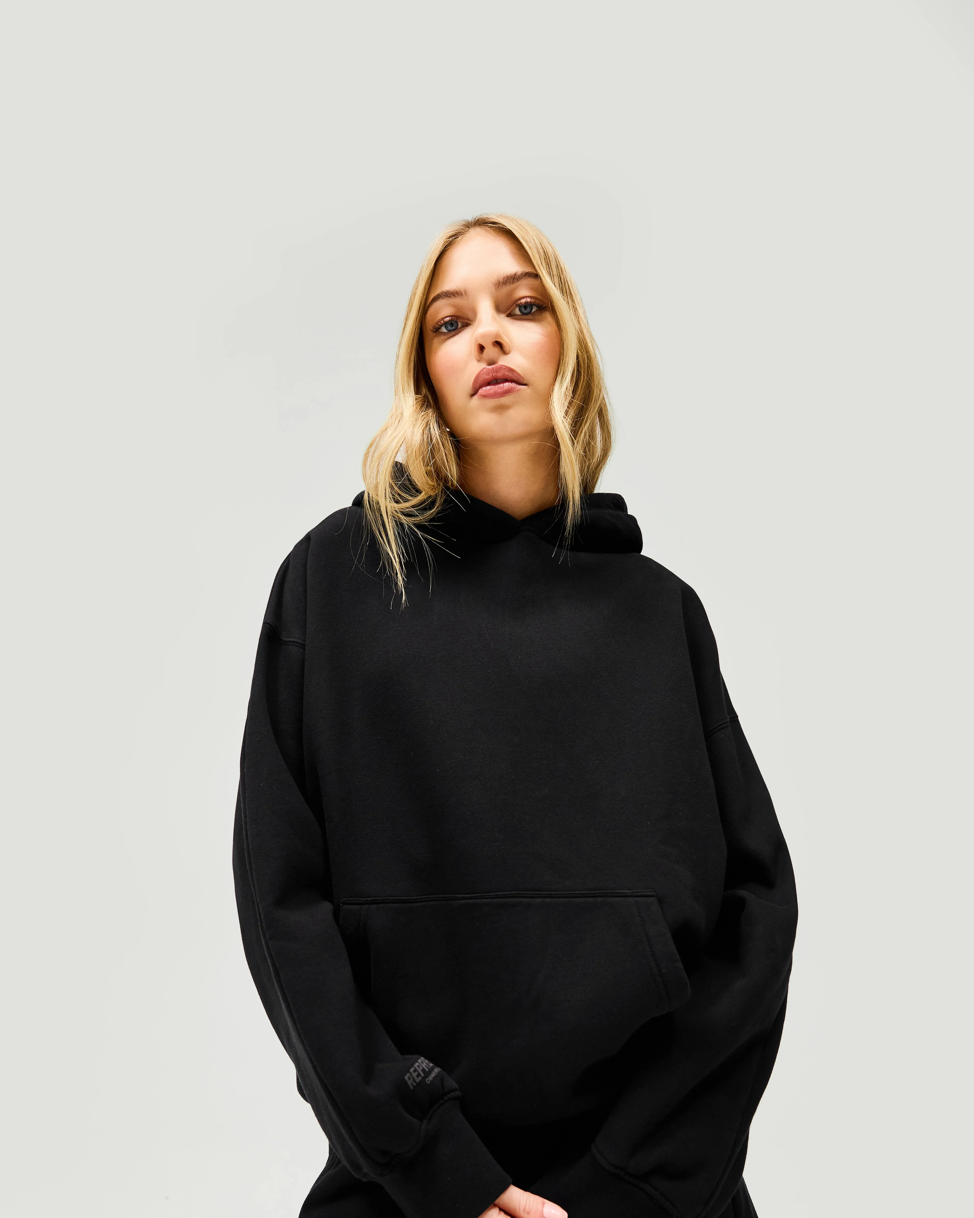 Owners Club Boyfriend Hoodie - Jet Black