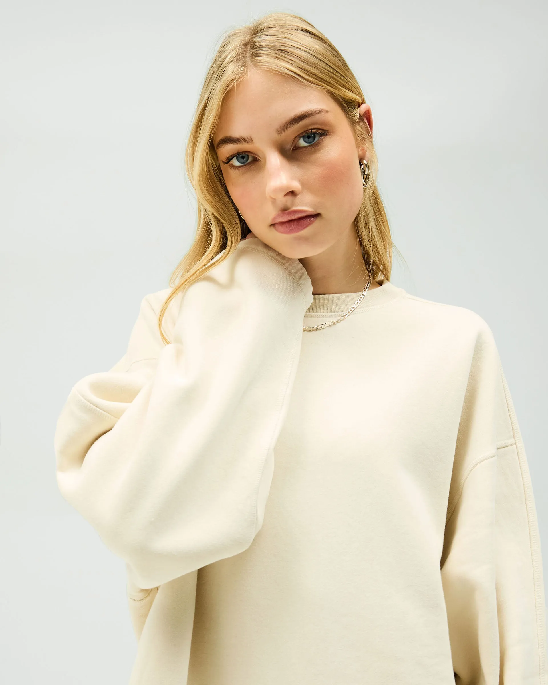 Owners Club Relaxed Sweater - Oat Milk