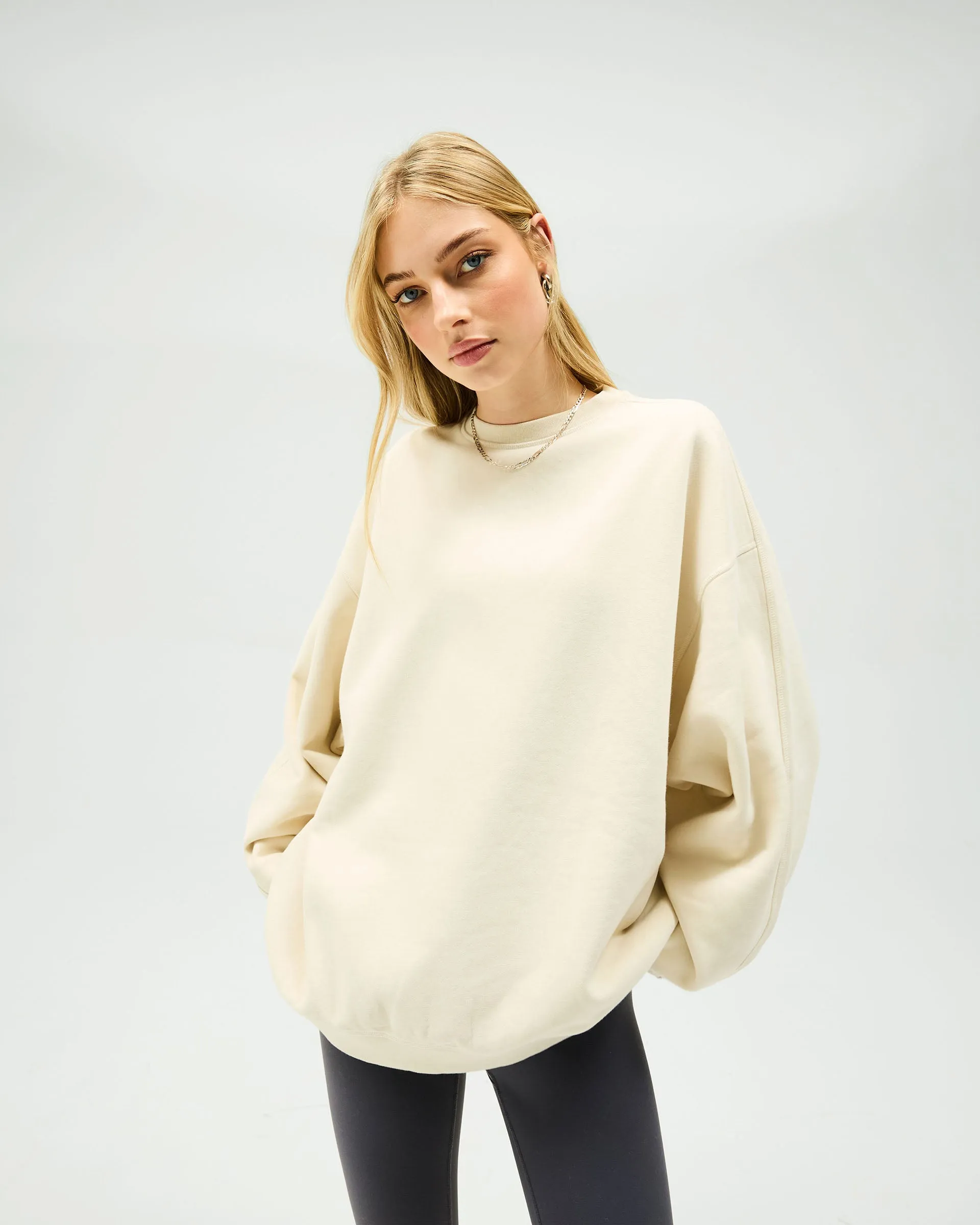 Owners Club Relaxed Sweater - Oat Milk