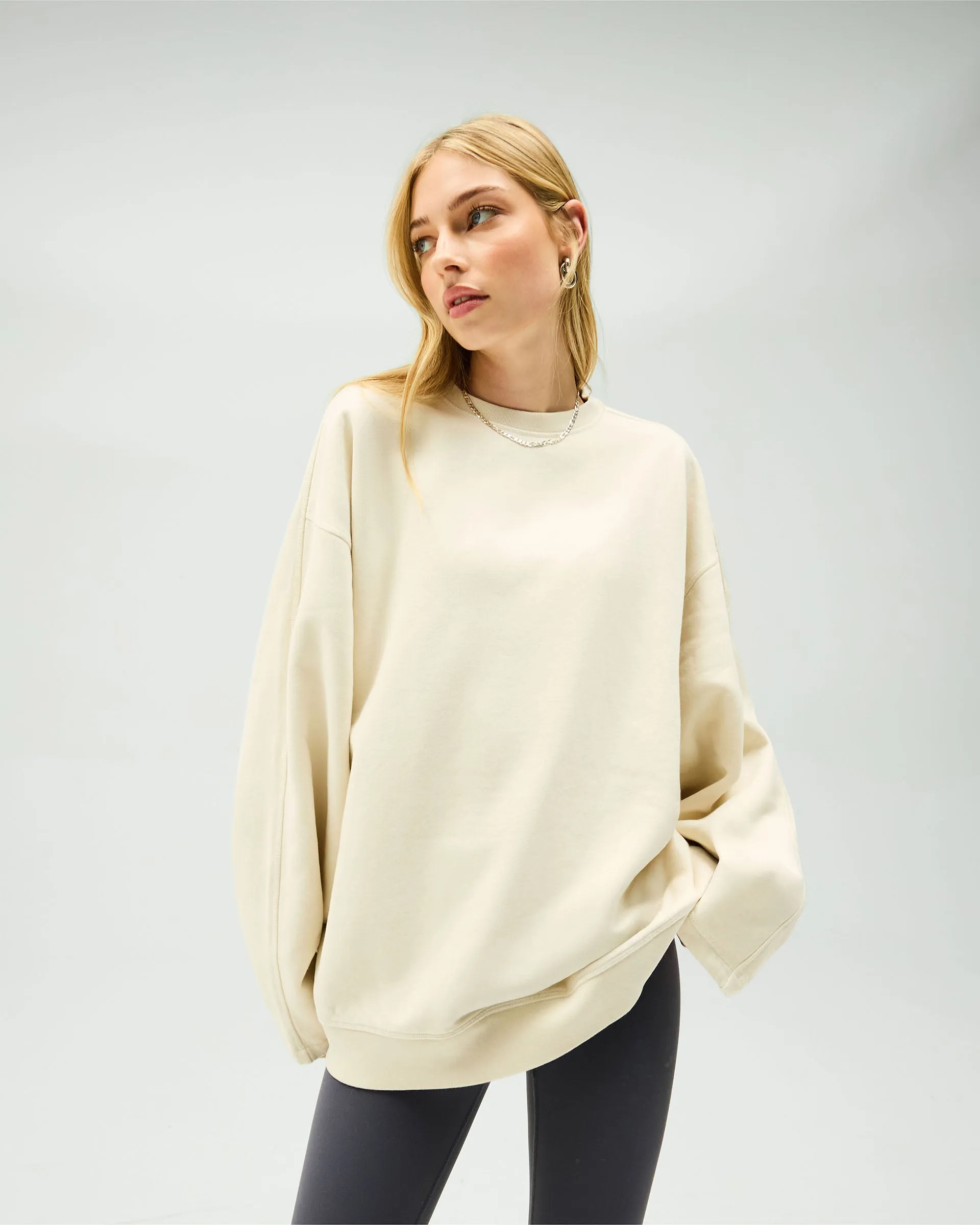 Owners Club Relaxed Sweater - Oat Milk