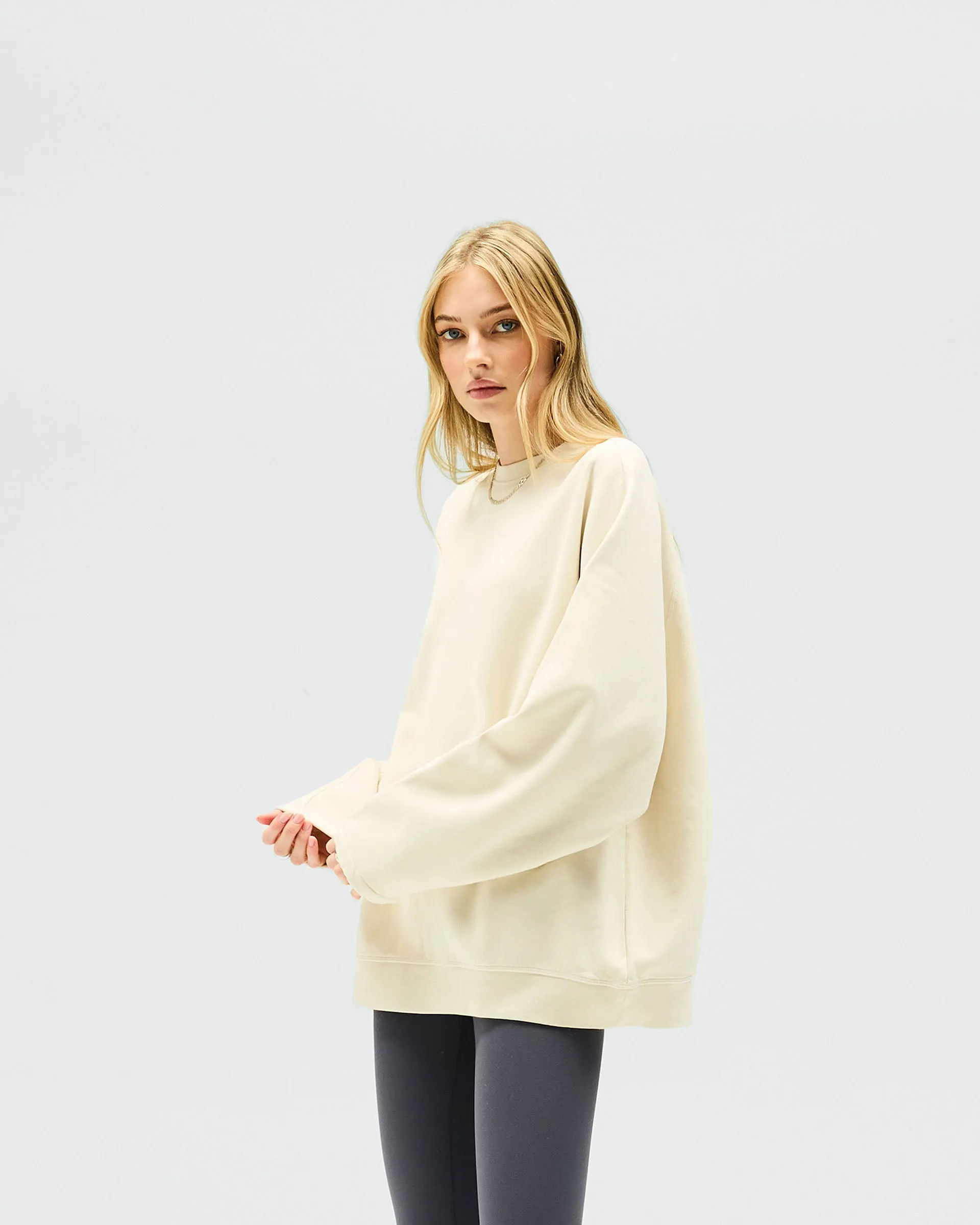 Owners Club Relaxed Sweater - Oat Milk