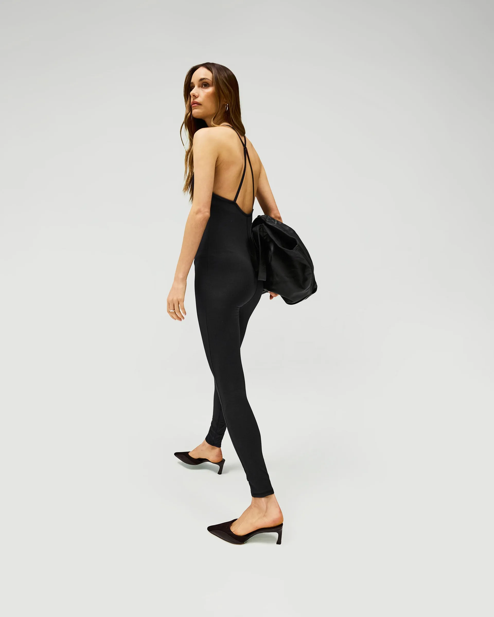 Owners Club Unitard - Jet Black