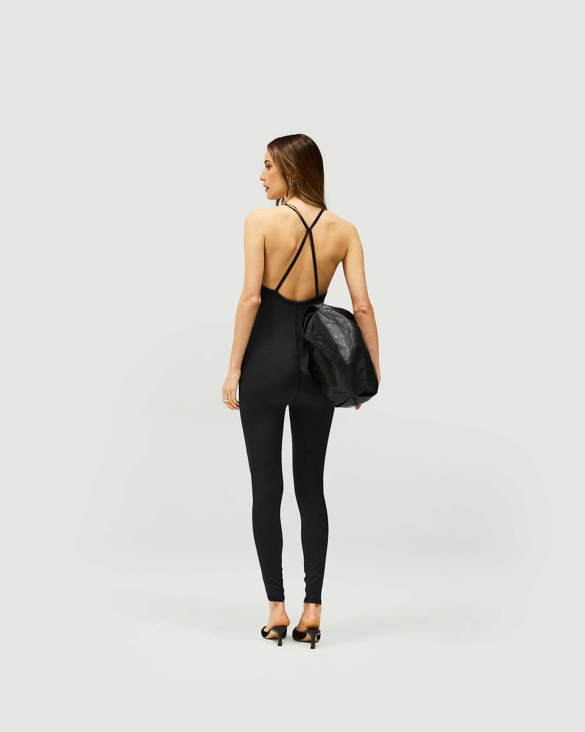 Owners Club Unitard - Jet Black