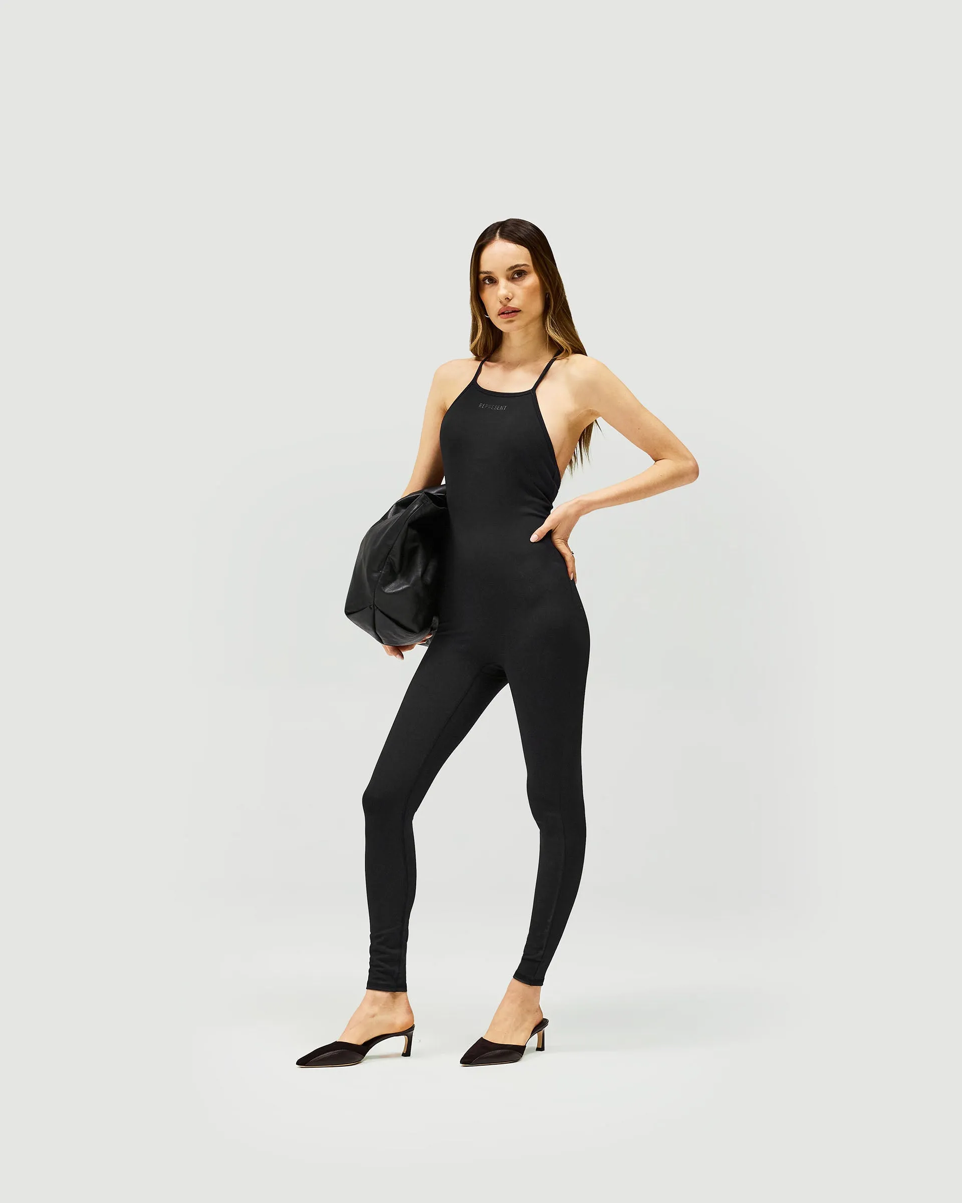 Owners Club Unitard - Jet Black