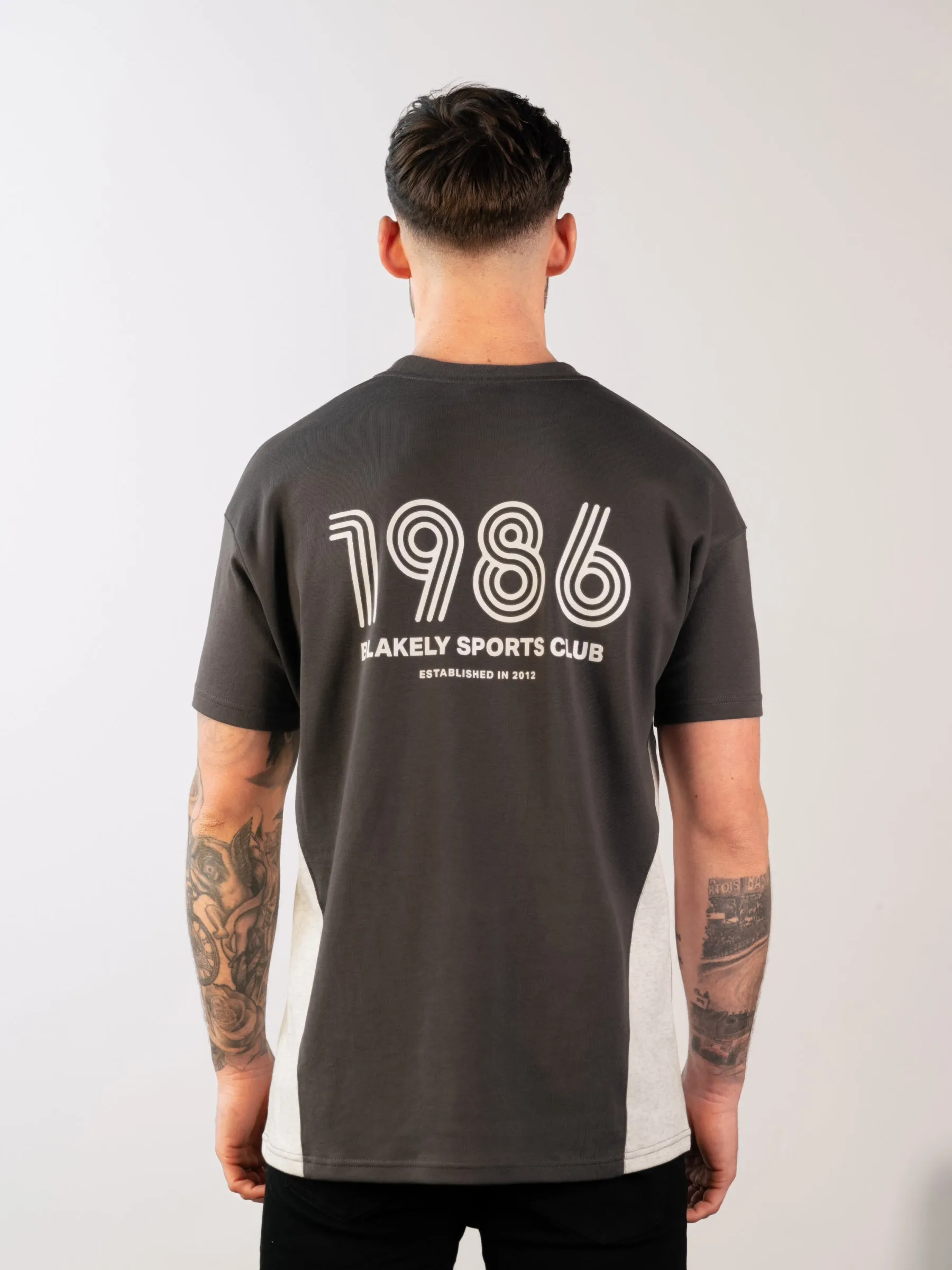 Panel Relaxed T-Shirt - Graphite