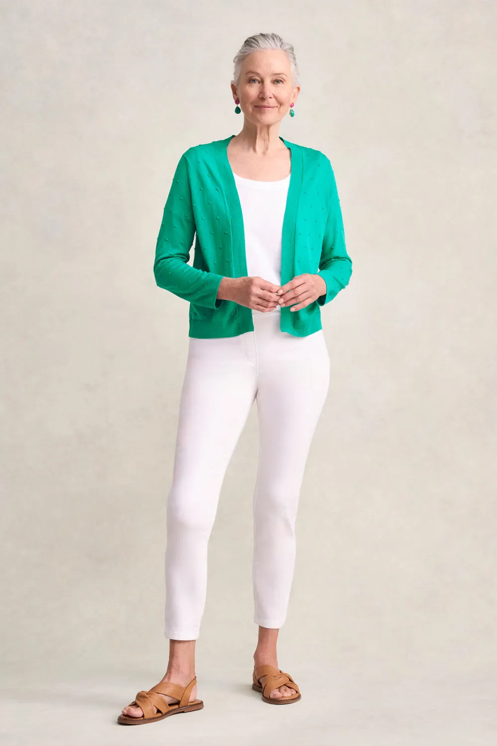 Popcorn Cardigan - Viridian