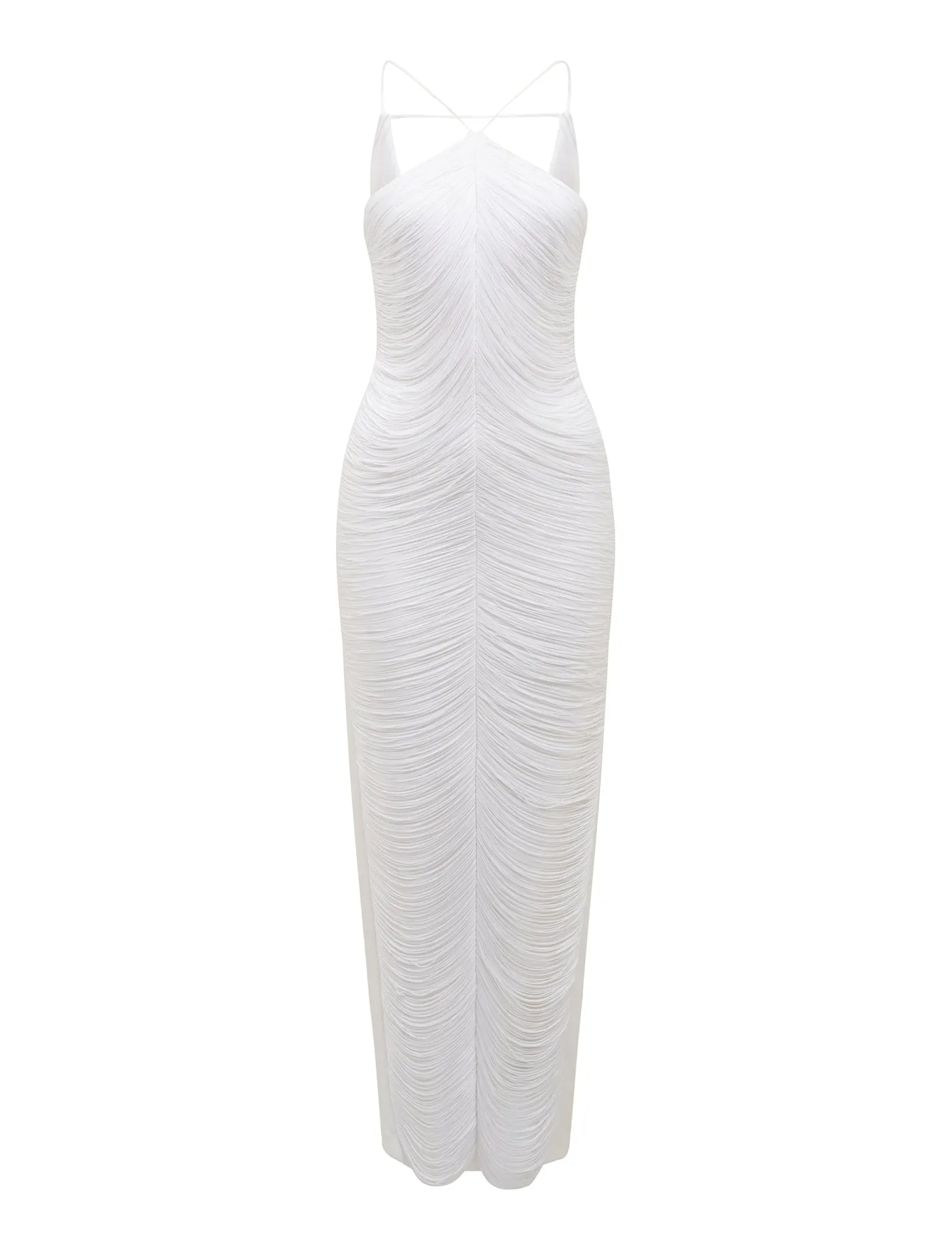 Quinn Fringe Bodycon Maxi Dress