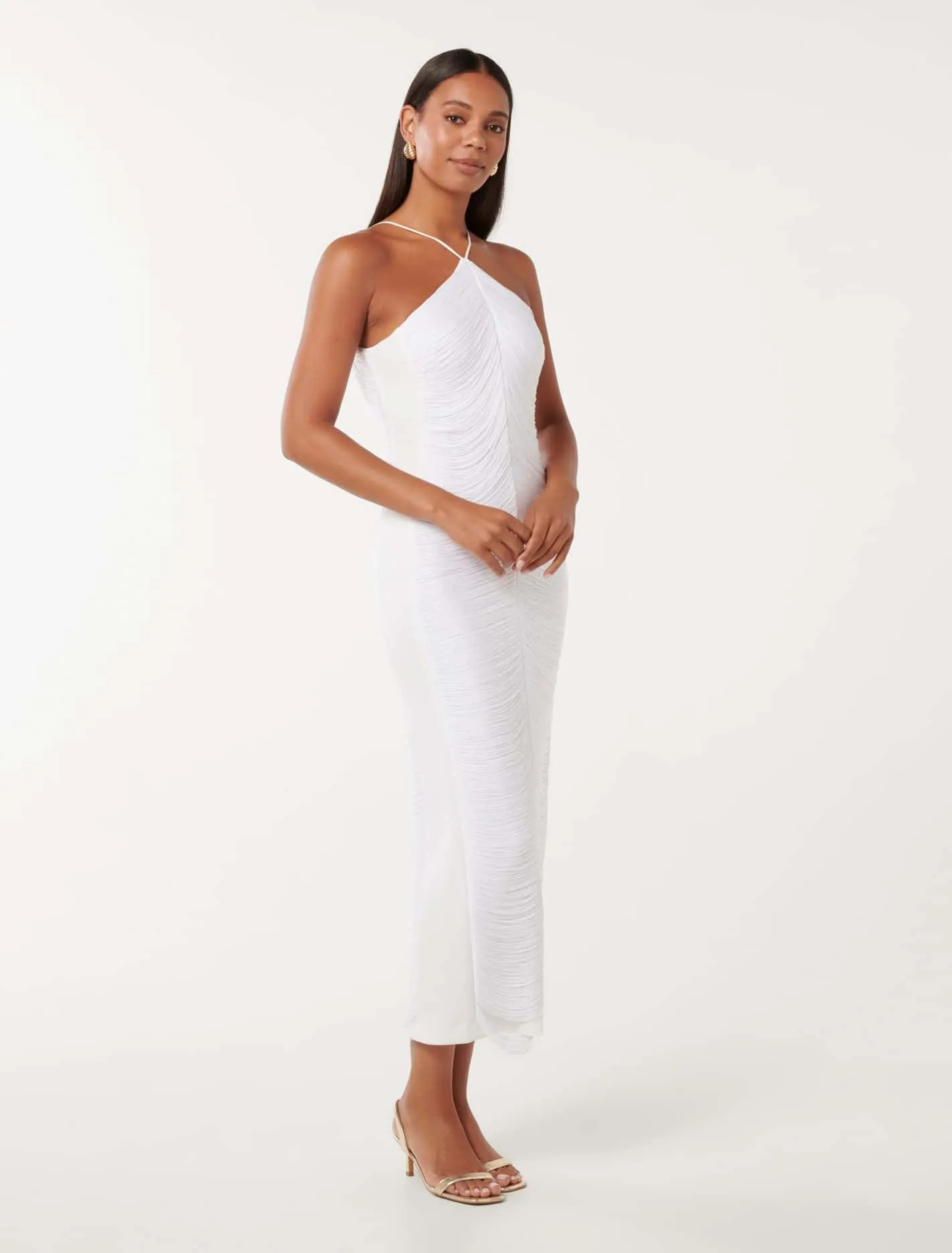 Quinn Fringe Bodycon Maxi Dress