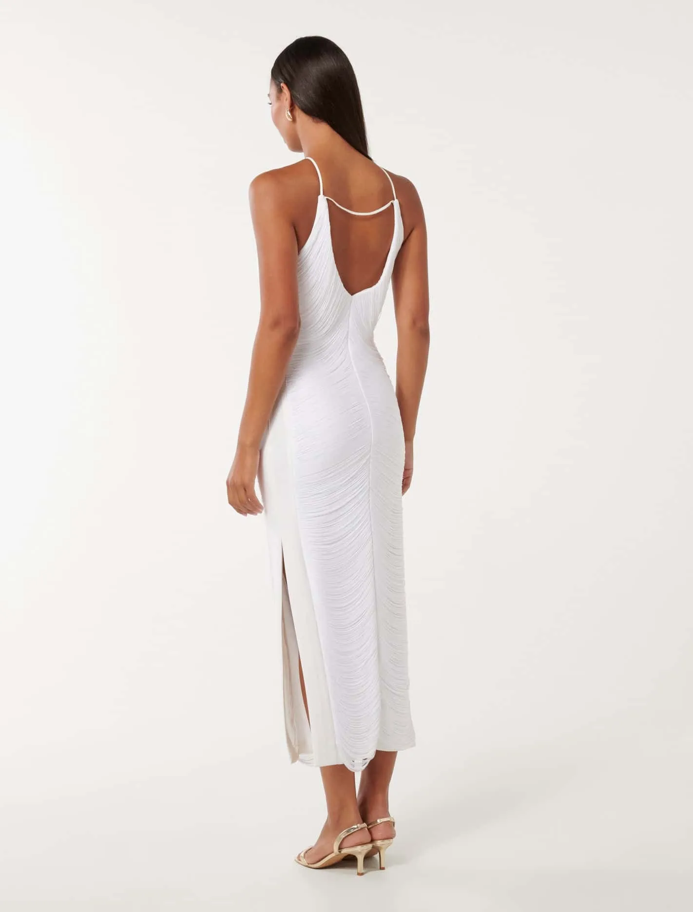 Quinn Fringe Bodycon Maxi Dress