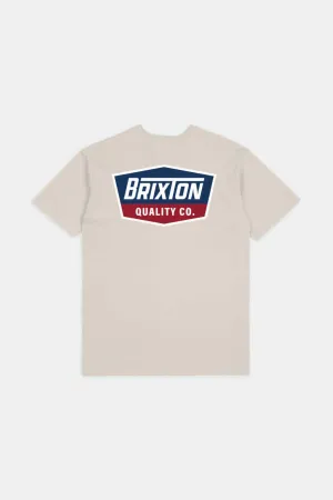 Regal S/S Standard T-Shirt - Cream/Navy