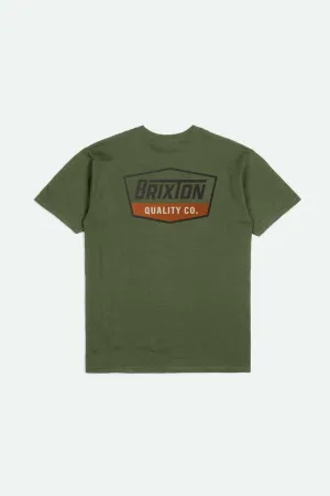 Regal S/S Standard T-Shirt - Ivy Green/Washed Black/Rust