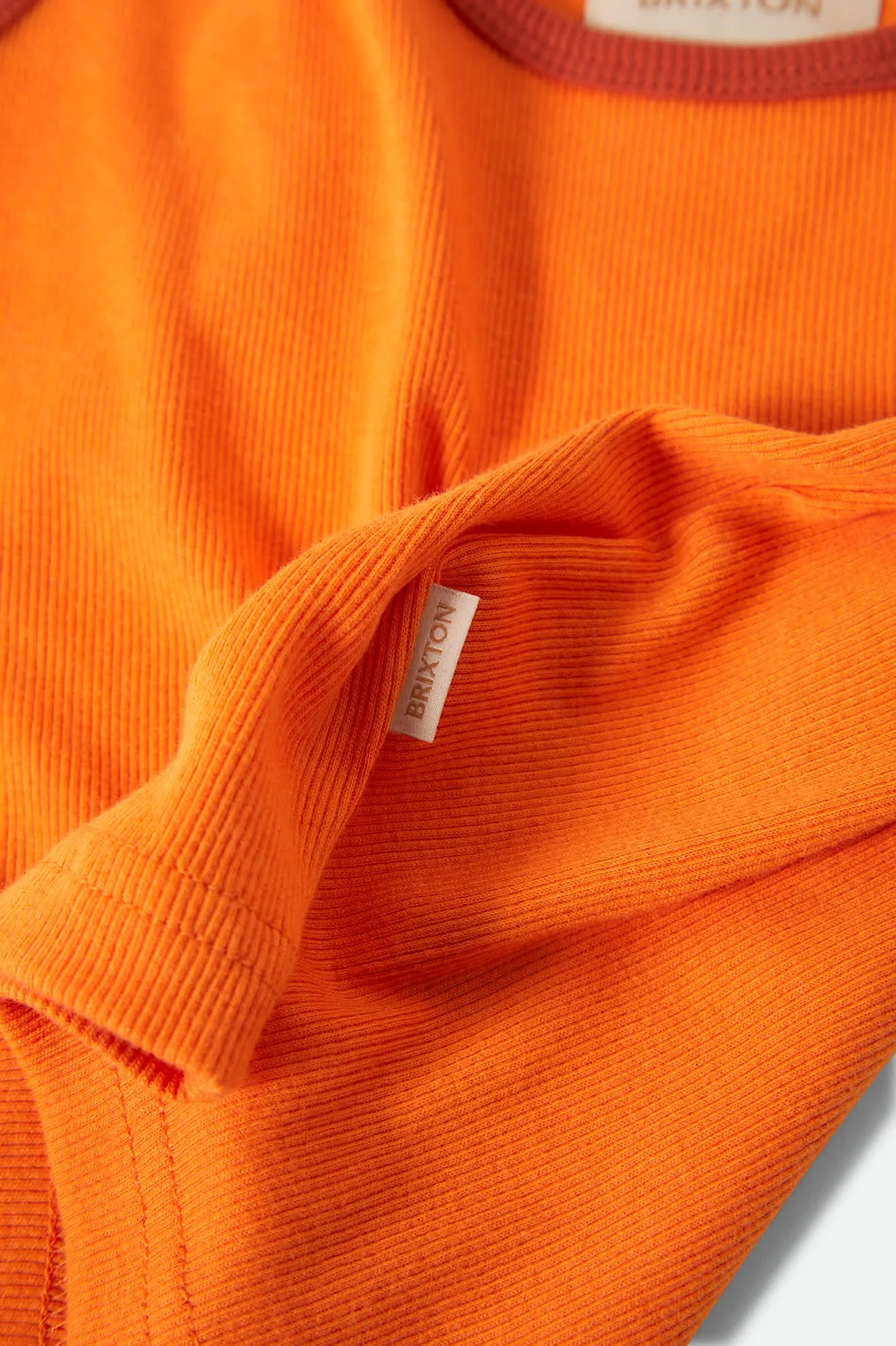 Ringer Organic A-Tank - Tangerine/Burnt Brick