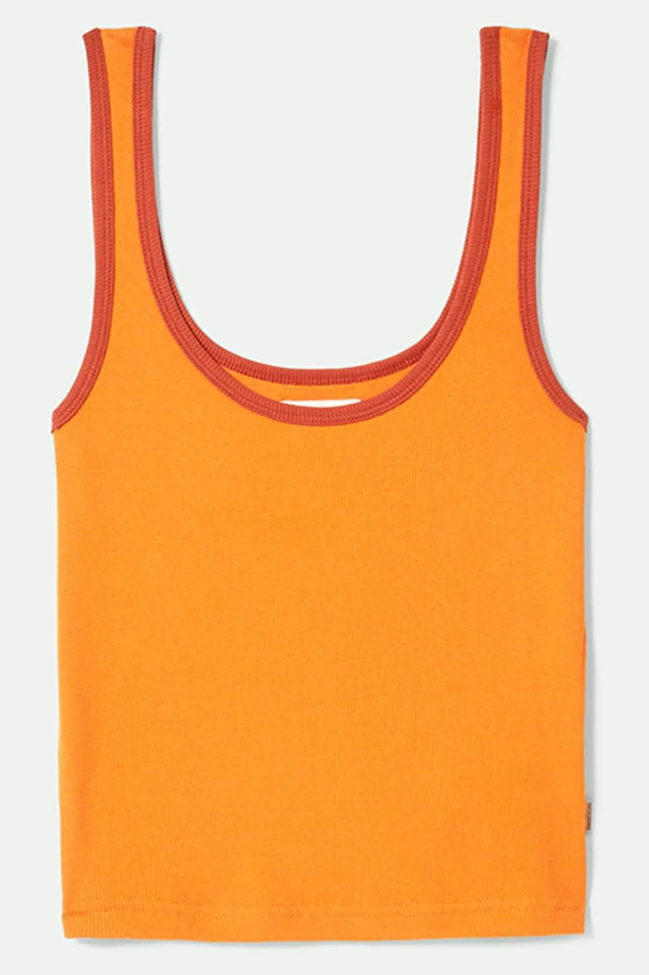 Ringer Organic A-Tank - Tangerine/Burnt Brick