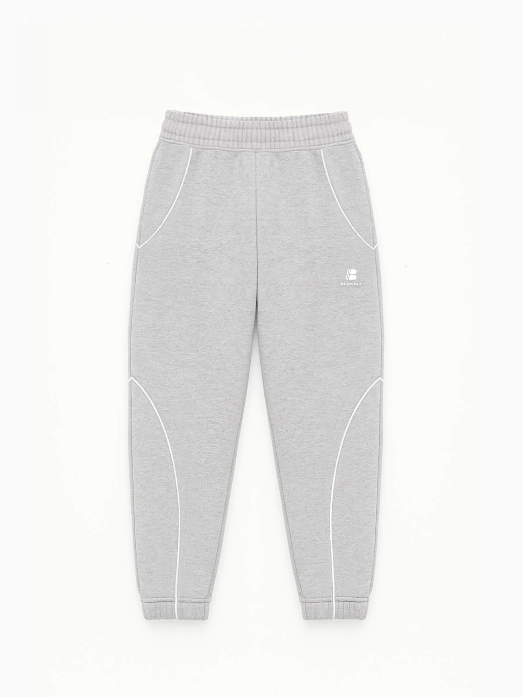 Seam Relaxed Sweatpants - Marl Grey