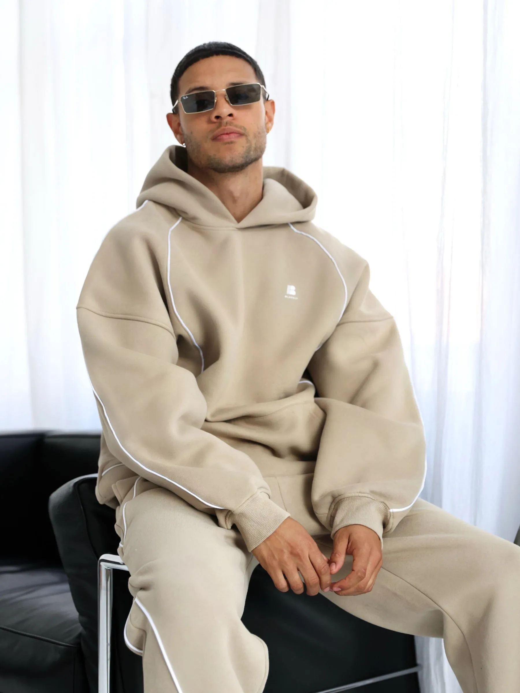 Seam Relaxed Sweatpants - Washed Khaki