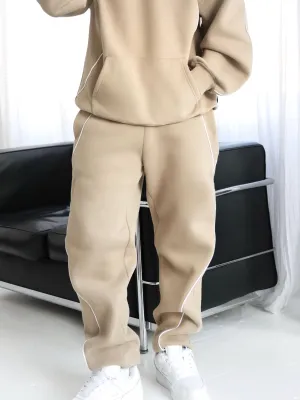 Seam Relaxed Sweatpants - Washed Khaki