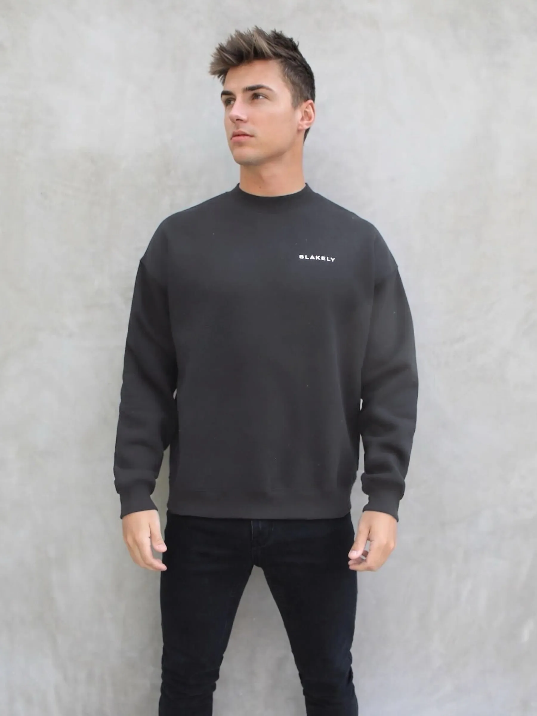 Series Relaxed Sweater - Charcoal