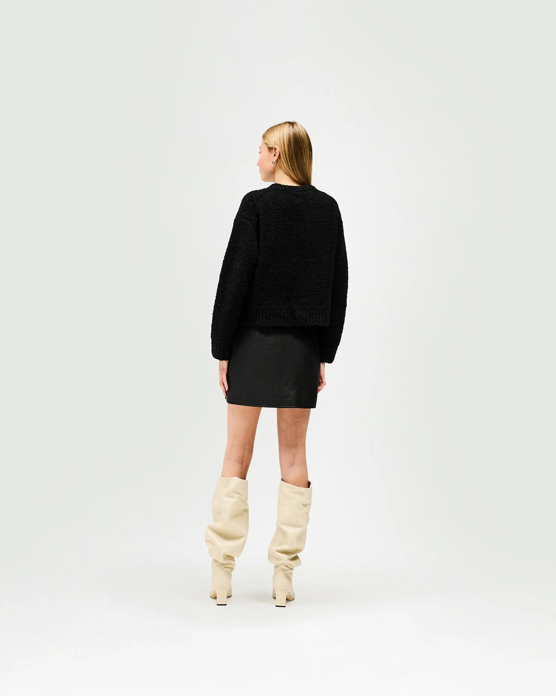 Spin Sweater - Jet Black