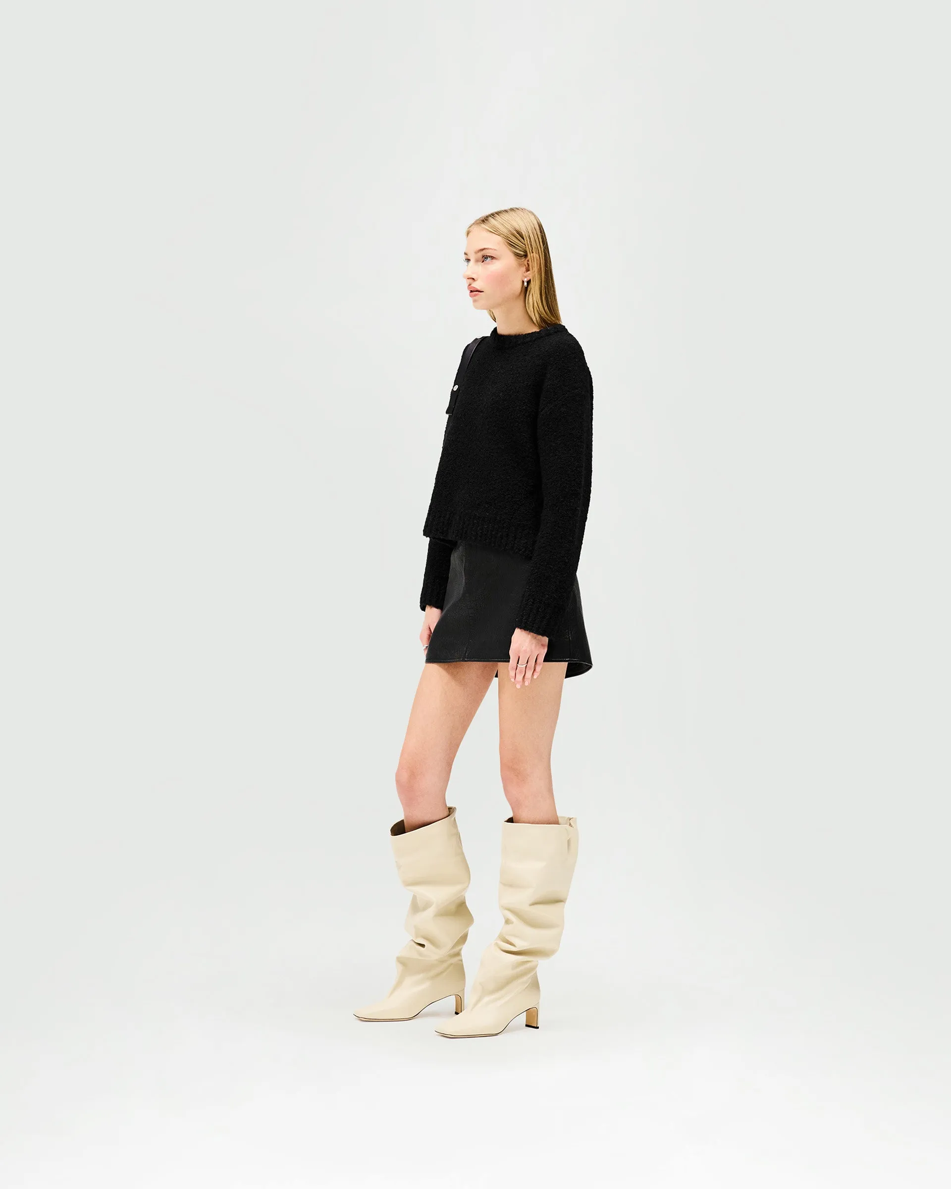 Spin Sweater - Jet Black