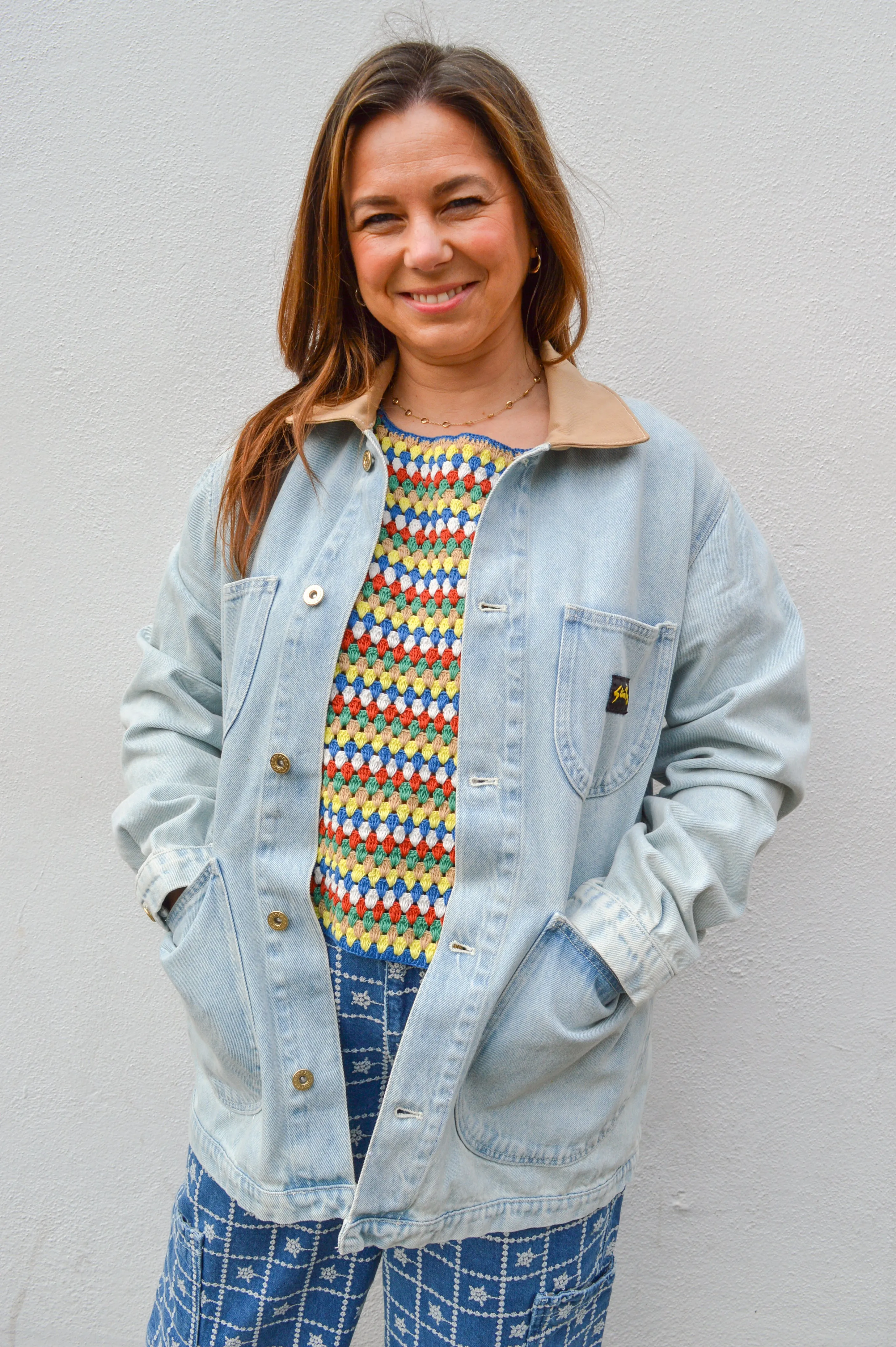 Stan Ray Lite Blue Denim Coverall Jacket
