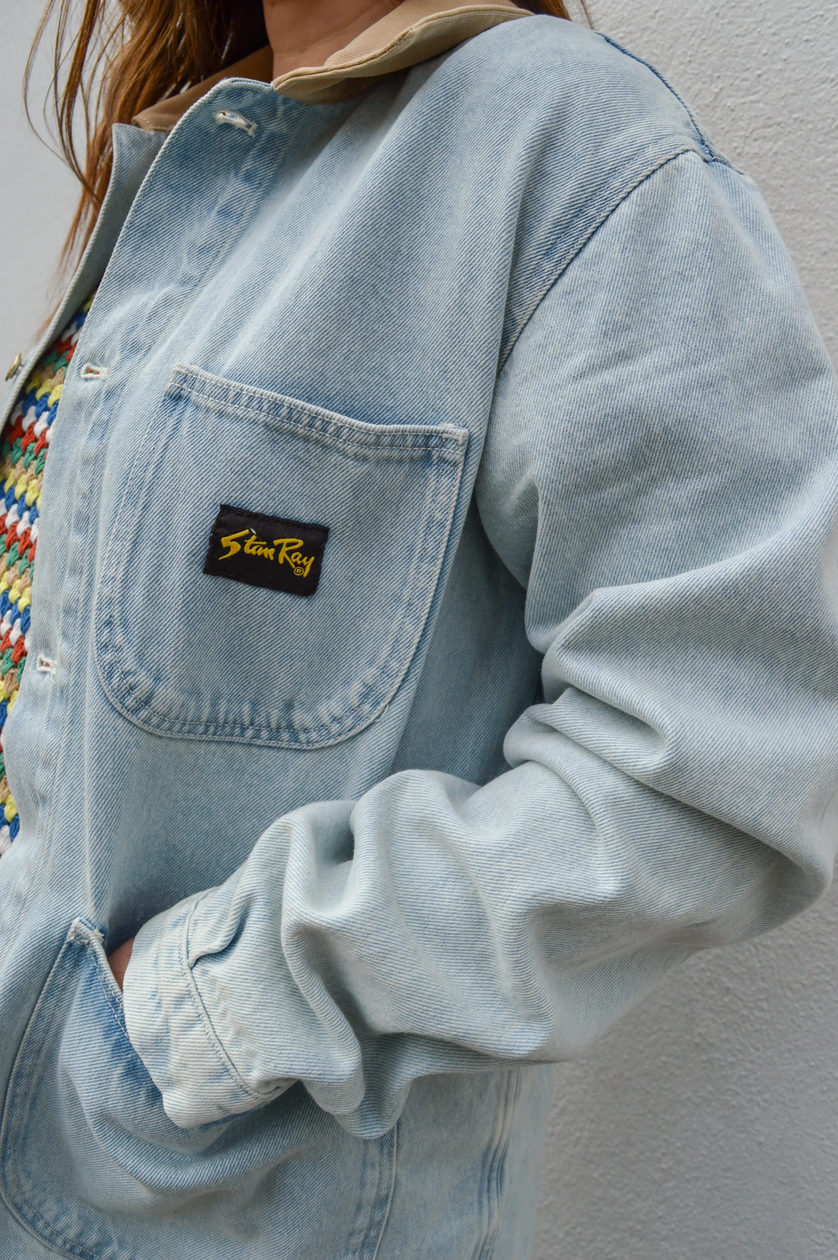 Stan Ray Lite Blue Denim Coverall Jacket