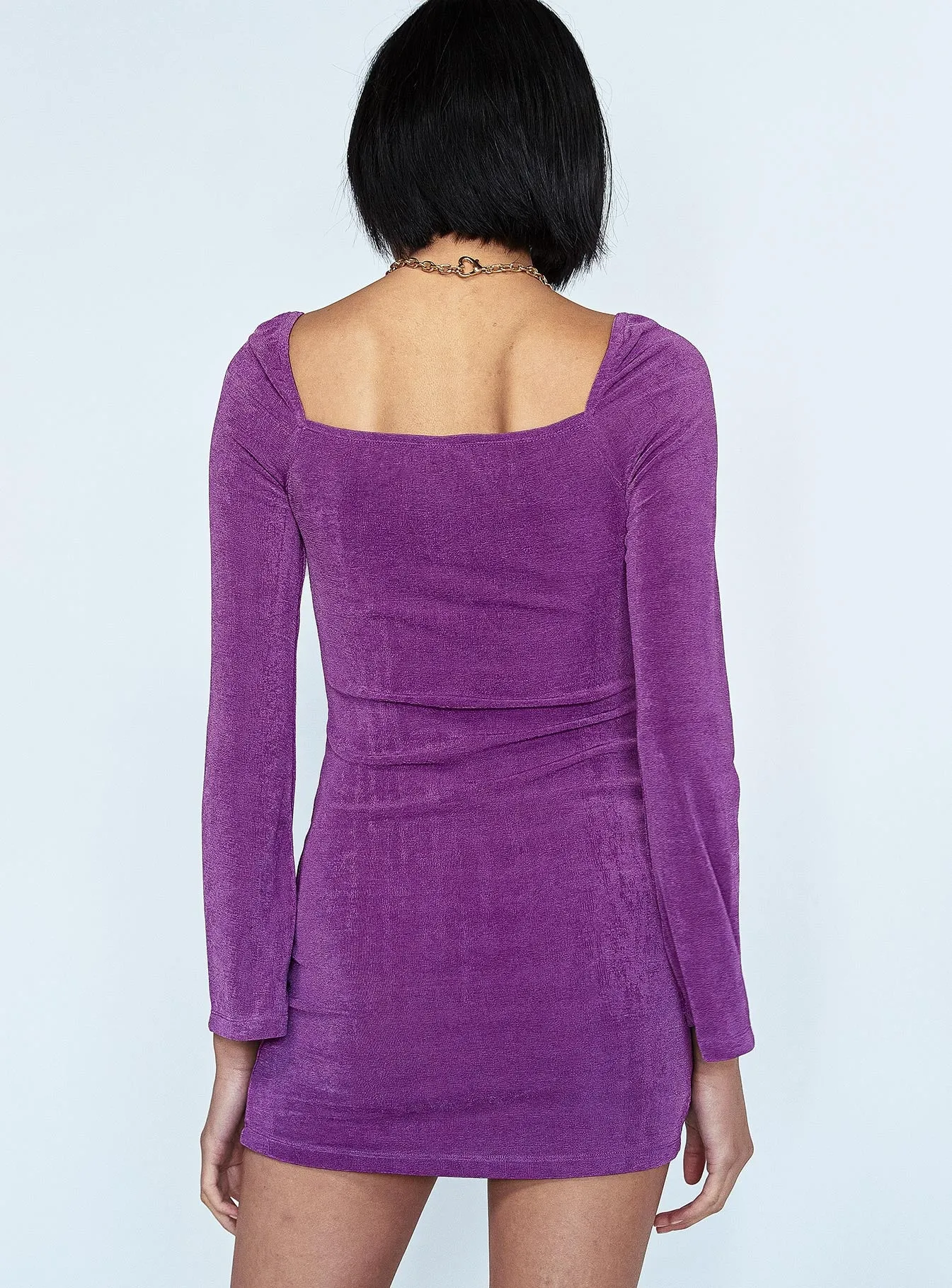 Starlight Mini Dress Purple