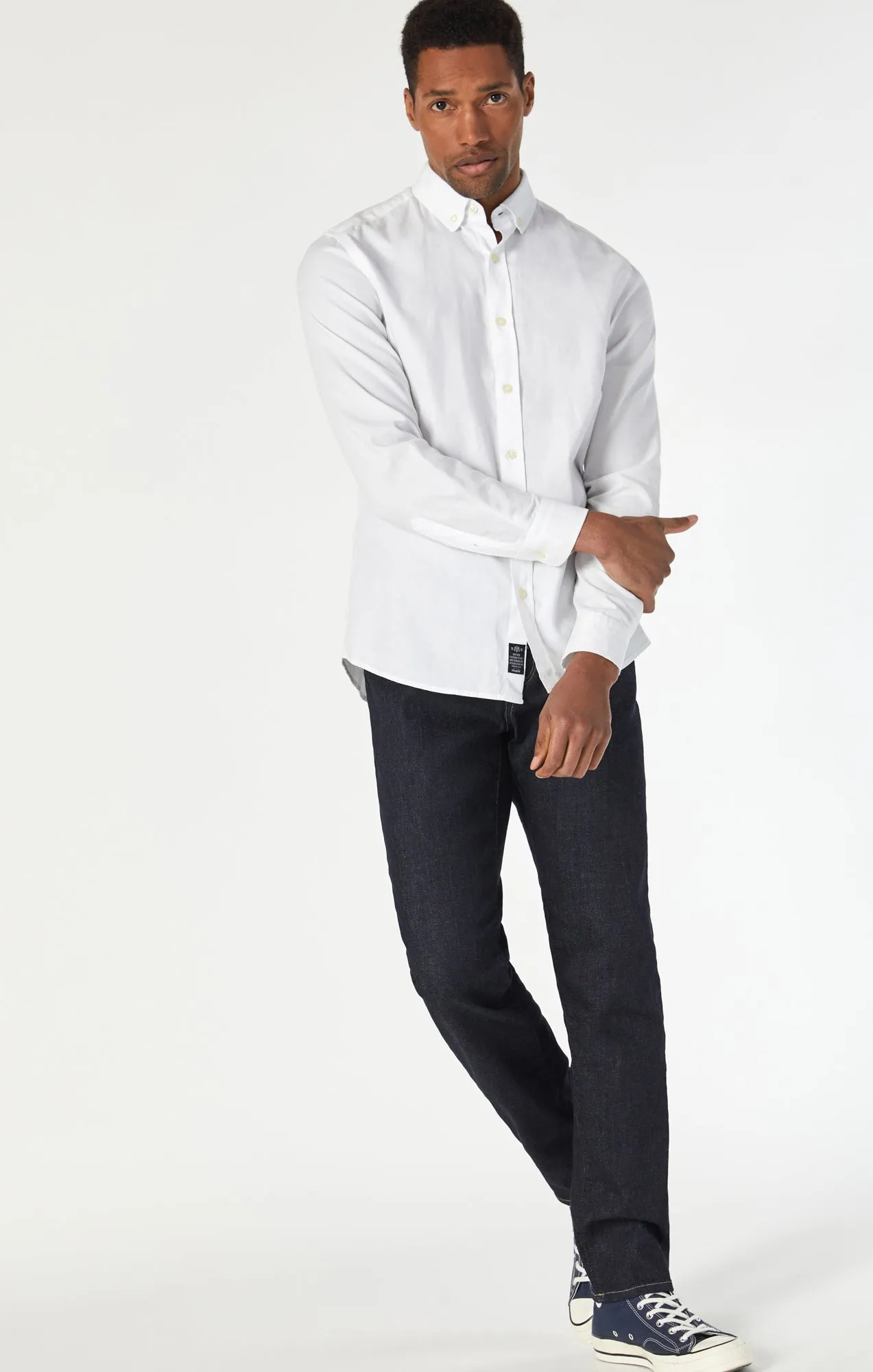 STEVE ATHLETIC FIT JEANS IN RINSE PRO DARKTECH