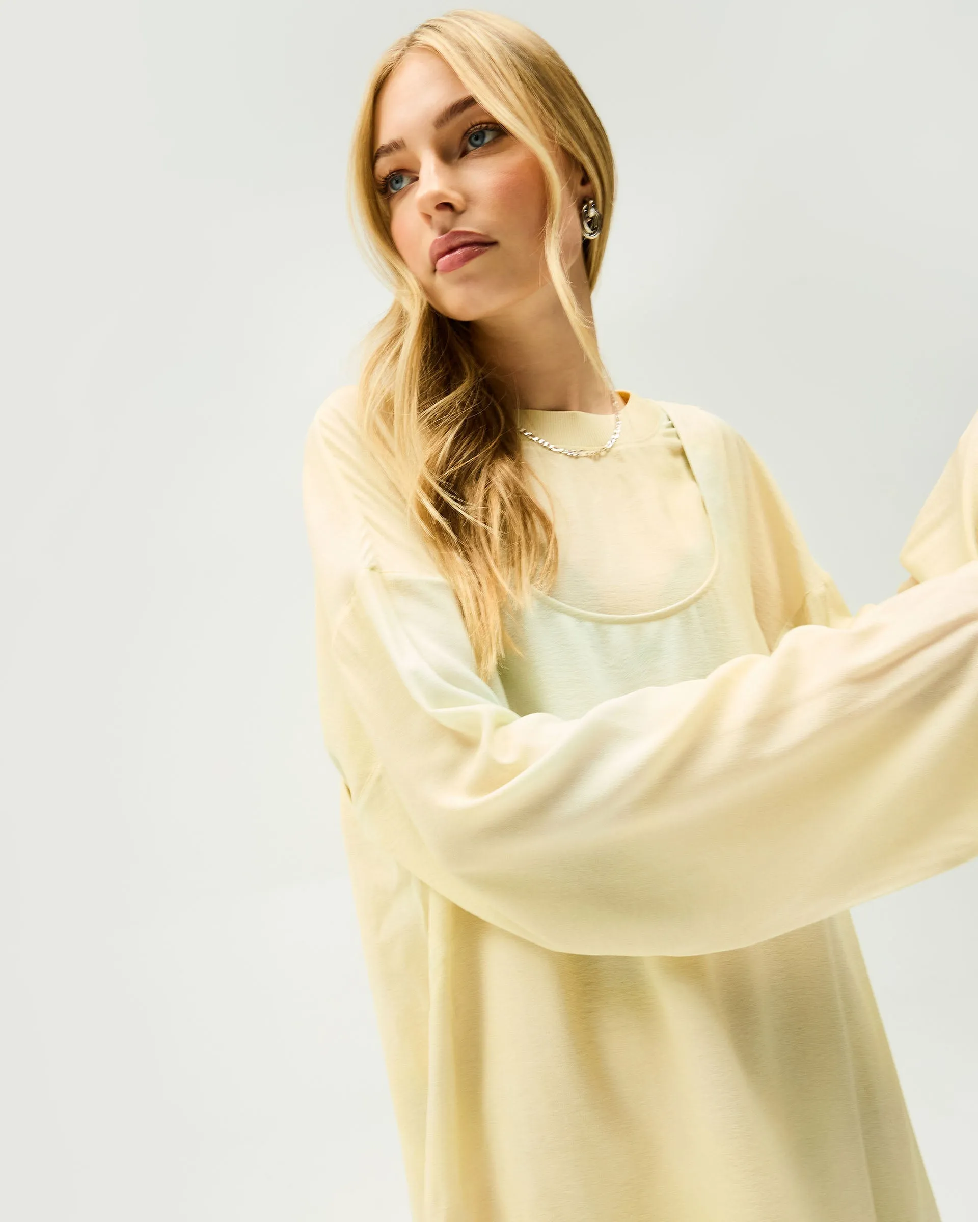 Storm Mini Dress - Storm Print Natural