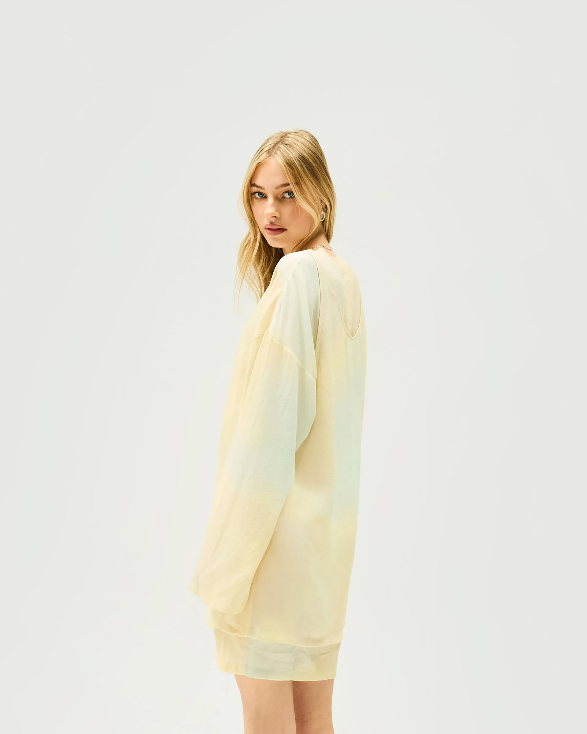 Storm Mini Dress - Storm Print Natural