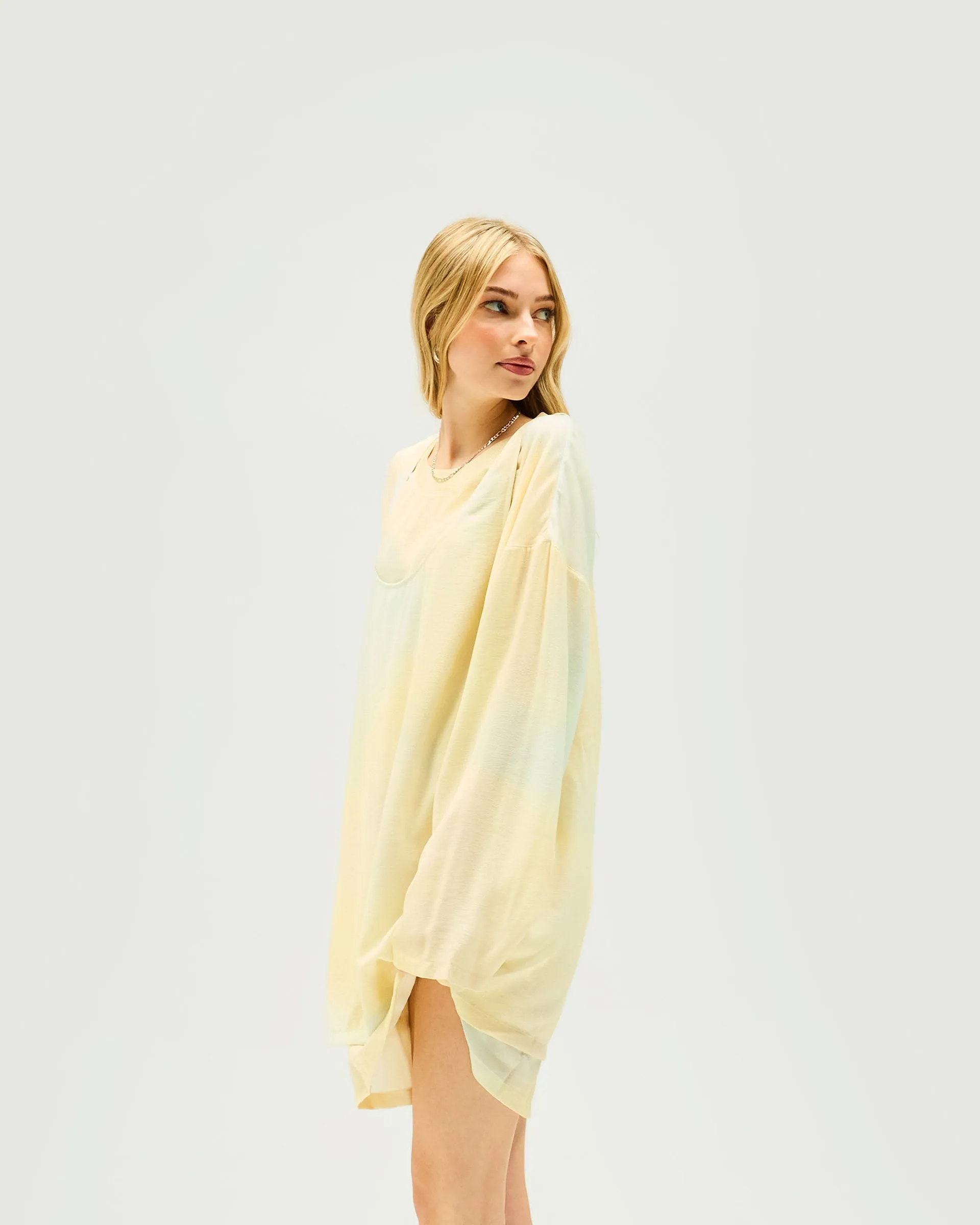Storm Mini Dress - Storm Print Natural