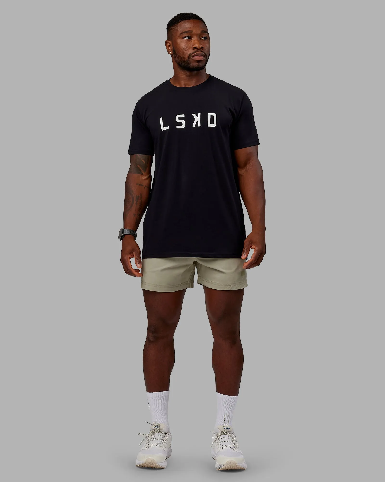 Structure FLXCotton Tee - Black-White