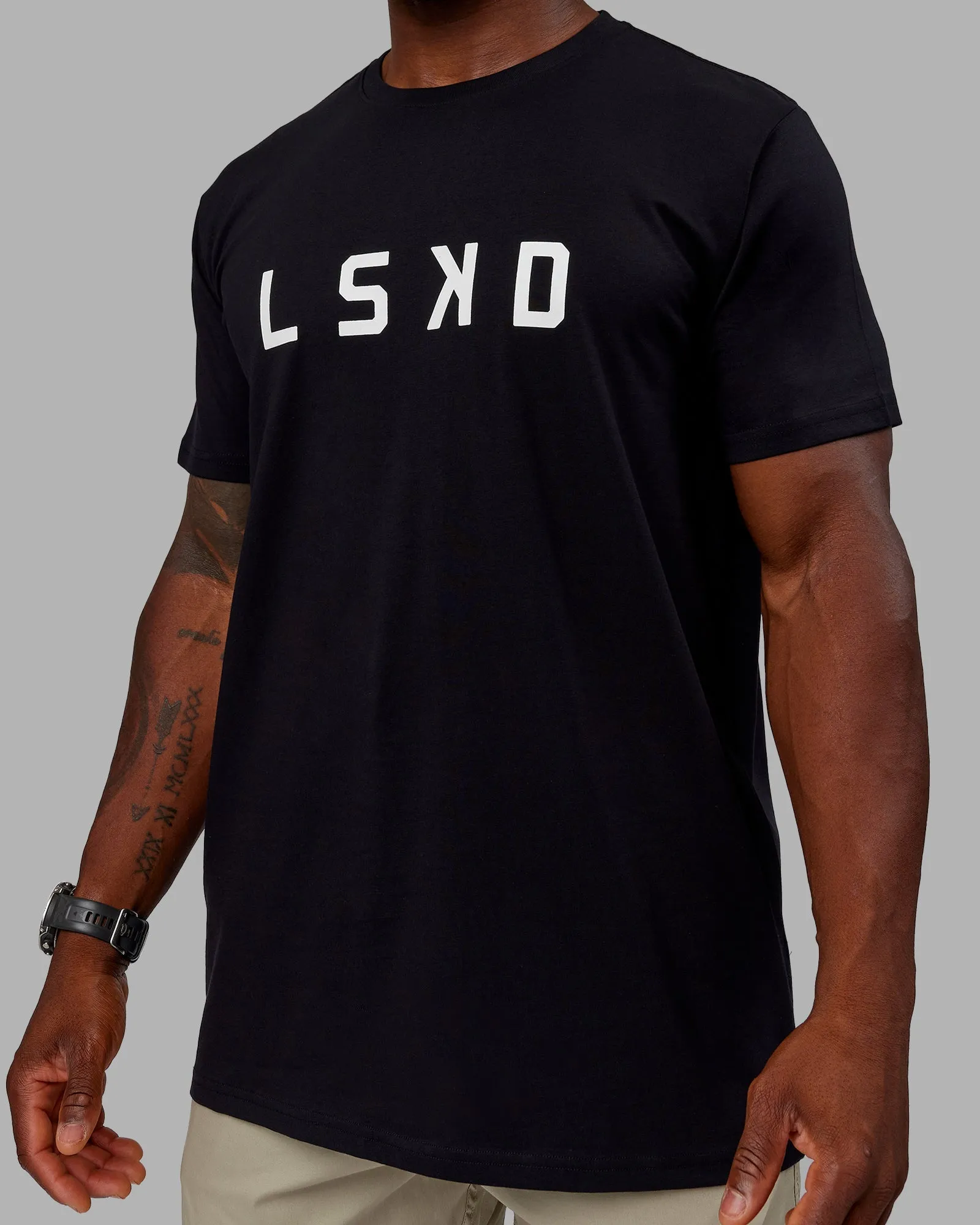 Structure FLXCotton Tee - Black-White