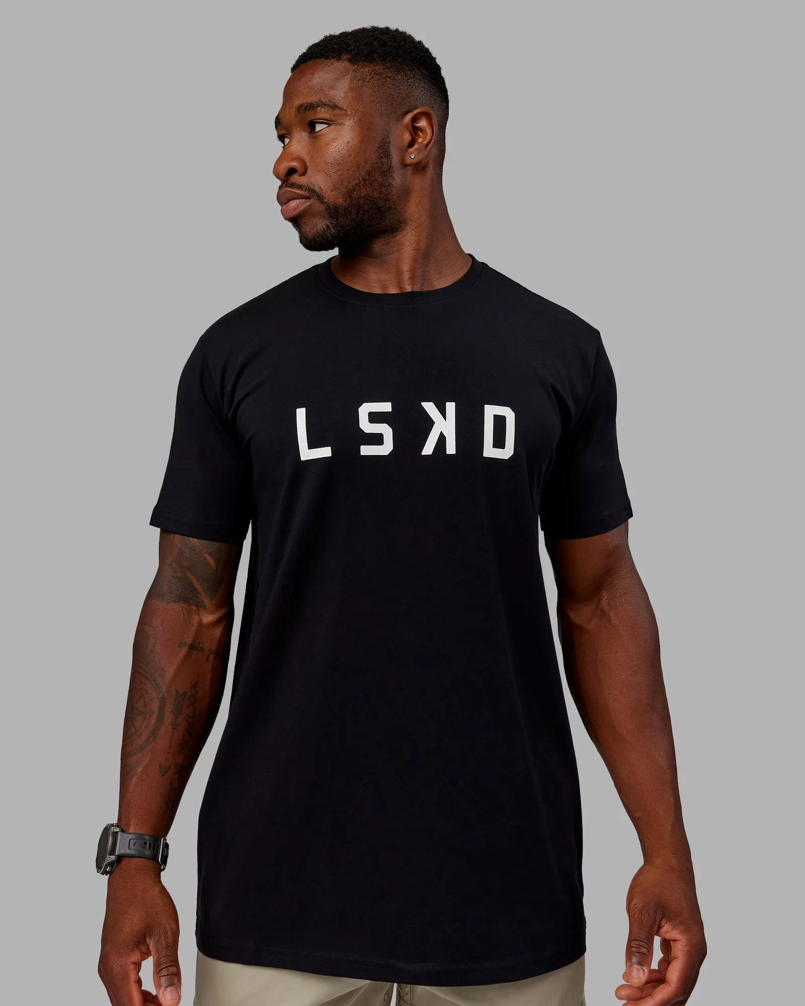 Structure FLXCotton Tee - Black-White
