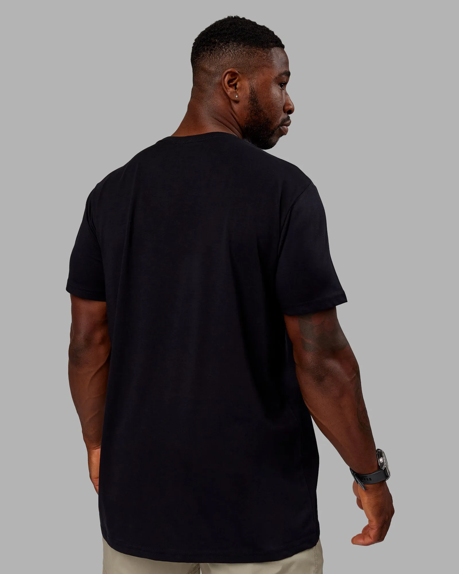 Structure FLXCotton Tee - Black-White