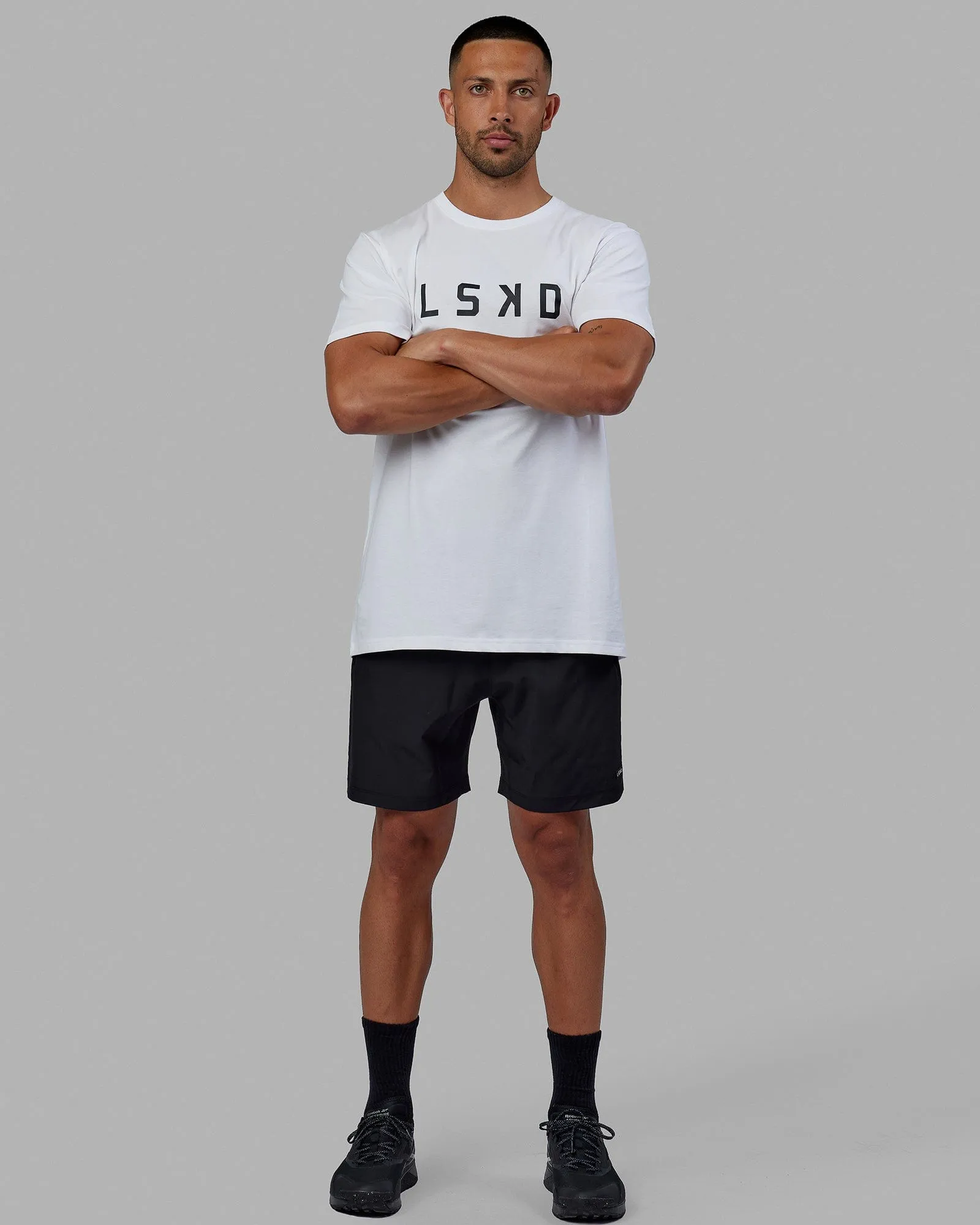 Structure FLXCotton Tee - White-Black