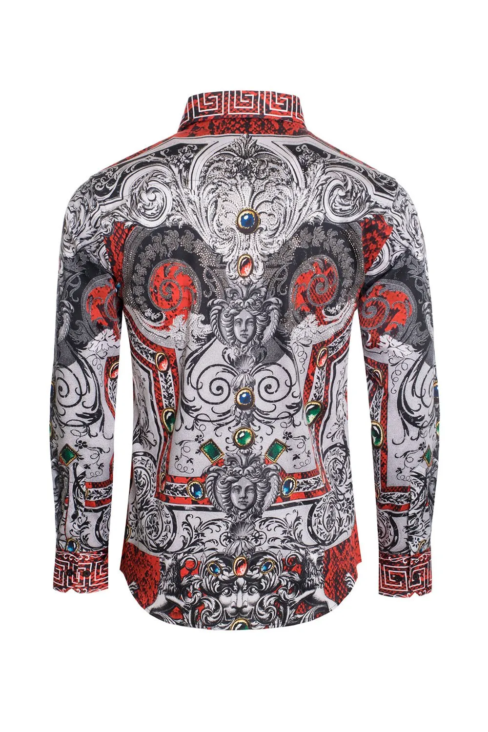 Summer Night Rhinestone Long Sleeve Shirt